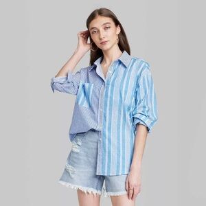 Wild Fable Striped Button Down